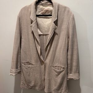 Free People linen blazer Sz S